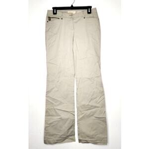 Michael Michael Kors Gramercy Fit Khaki Bootcut Pants Size 4